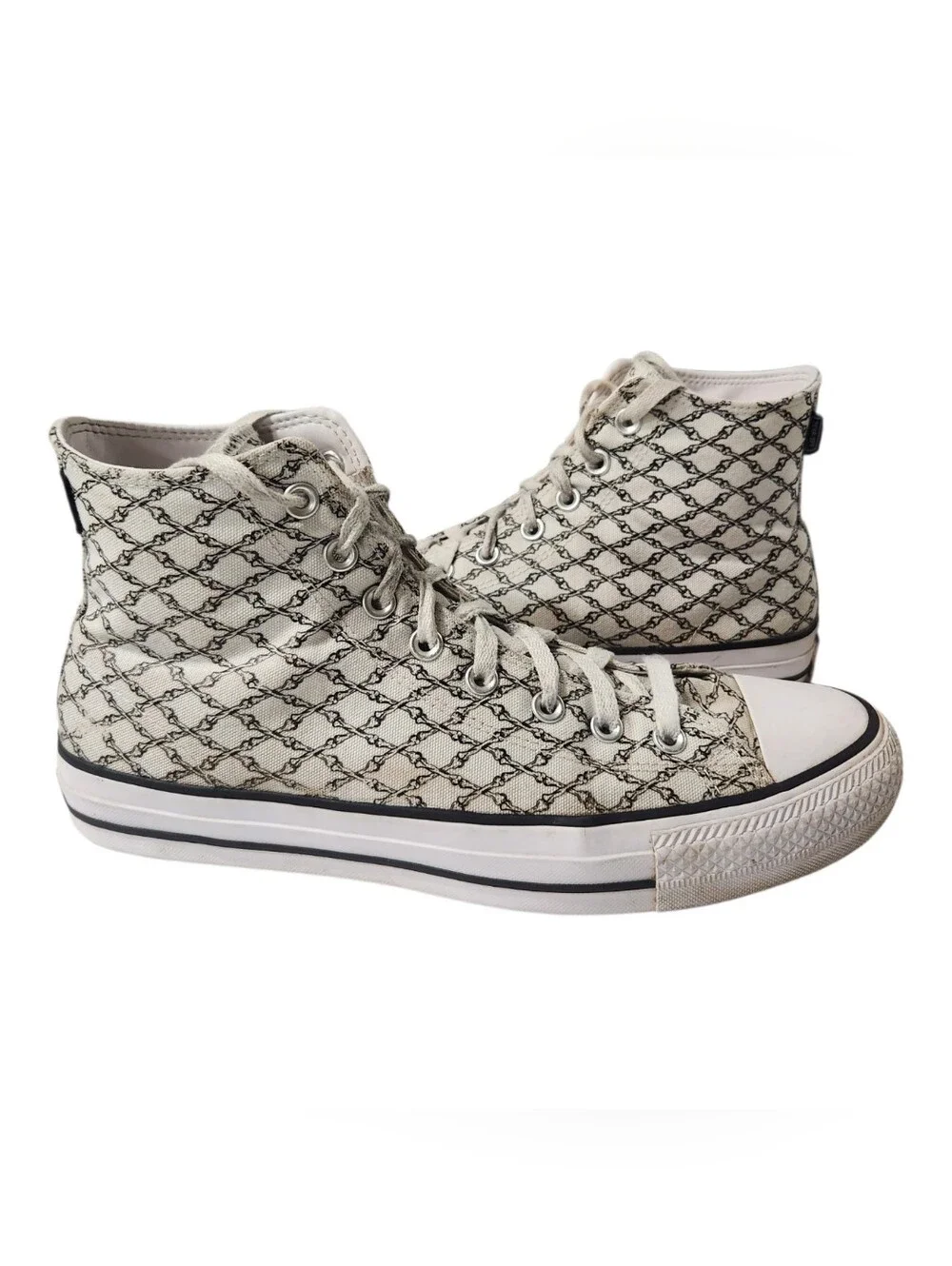Converse "Bones" Chuck Taylor All Star Pro High Top Sneakers Size 11 - Picture 2 of 12